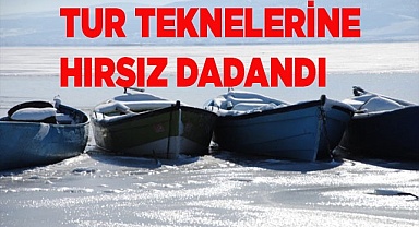 Işıklı Gölünde çalışan tur teknelerine hırsız dadandı