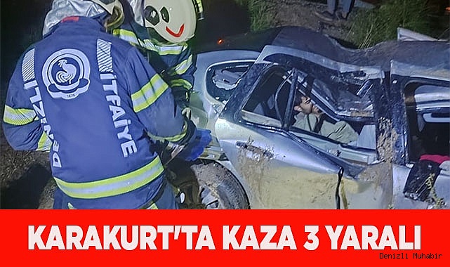 Karakurt'ta kaza 3 yaralı