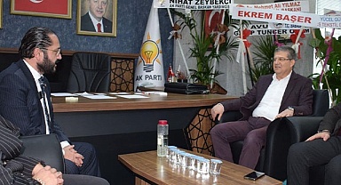 MHP İL BAŞKANI YILMAZ, AK PARTİ İL BAŞKANI SUBAŞIOĞLUNU ZİYARET ETTİ