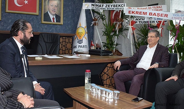 MHP İL BAŞKANI YILMAZ, AK PARTİ İL BAŞKANI SUBAŞIOĞLUNU ZİYARET ETTİ