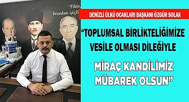 MİRAÇ KANDİLİ MÜBAREK OLSUN
