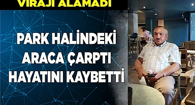 Park halindeki tankere çarpan sürücü hayatını kaybetti