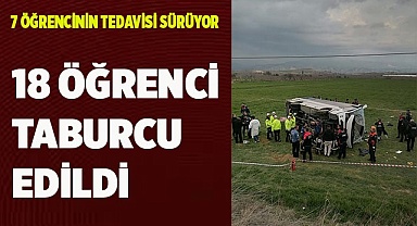 18 ÖĞRENCİ TABURCU EDİLDİ