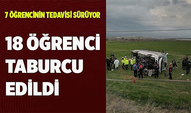 18 ÖĞRENCİ TABURCU EDİLDİ