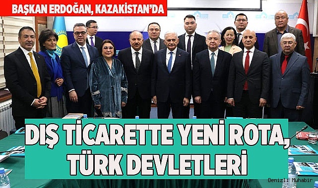 BAŞKAN ERDOĞAN, KAZAKİSTAN’DA