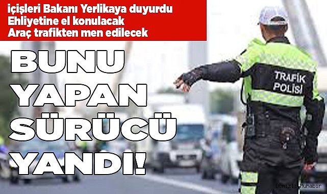 BUNU YAPAN SÜRÜCÜ YANDI