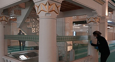 Büyükşehir’den ramazan öncesi camilere temizlik desteği