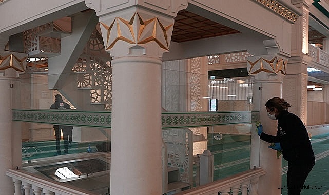 Büyükşehir’den ramazan öncesi camilere temizlik desteği