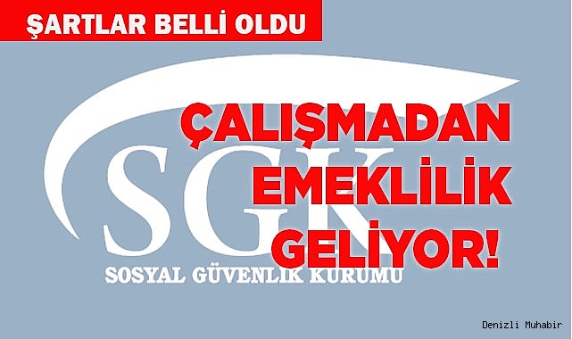 Çalışmadan emeklilik hayal değil!