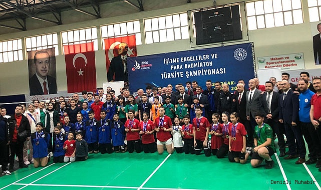 DENİZLİLİ PARA BADMİNTONCULARDAN MADALYA YAĞMURU