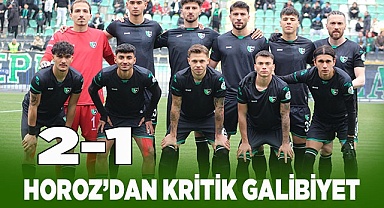 DENİZLİSPOR'DAN KRİTİK GALİBİYET 2-1