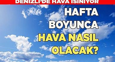 HAFTA BOYUNCA HAVA NASIL OLACAK?