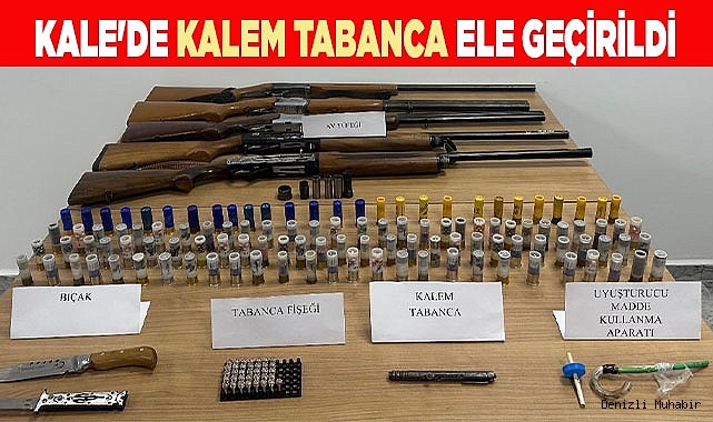 KALE'DE KALEM TABANCA ELE GEÇİRİLDİ