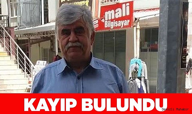 Kayıp şahıs bulundu