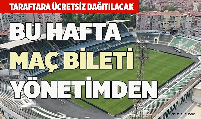 MAÇ BİLETİ YÖNETİMDEN