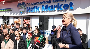 MERKEZEFENDİ HALK MARKET AÇILDI