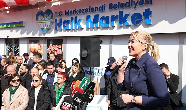 MERKEZEFENDİ HALK MARKET AÇILDI