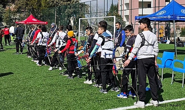 OKÇULAR AÇIK HAVADA YARIŞTI