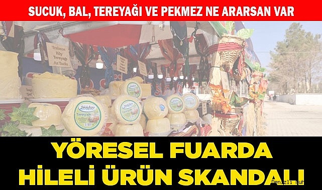 Pamukkale’de kurulan fuarlarda 1 tona yakın hileli ürün ele geçirildi