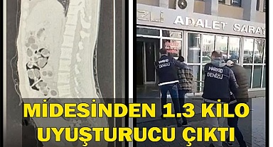 Uçaktan inen yabancı kuryenin midesinden 1.3 kilo uyuşturucu çıktı