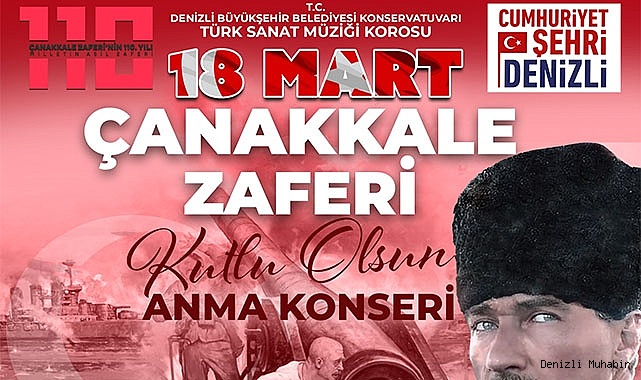 18 Mart ruhu Denizli’de yaşatılacak