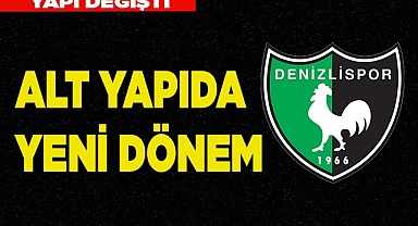 ALT YAPIDA YENİ DÖNEM