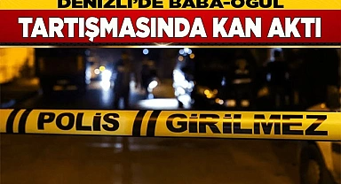 Baba-oğul tartışmasında kan aktı