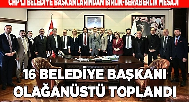 CHP'li 16 Belediye Başkanı'ndan İmamoğlu'na destek