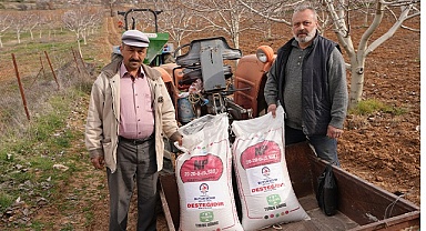 Denizli'de 542 çiftçiye gübre desteği sağlandı