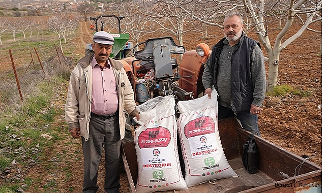 Denizli'de 542 çiftçiye gübre desteği sağlandı