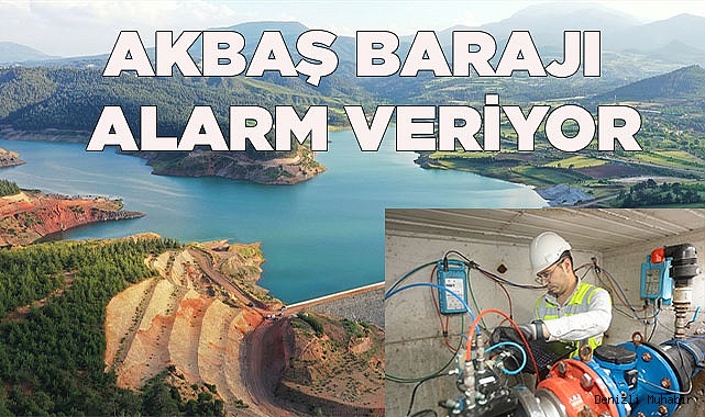 Denizli’de Akbaş Barajı alarm veriyor