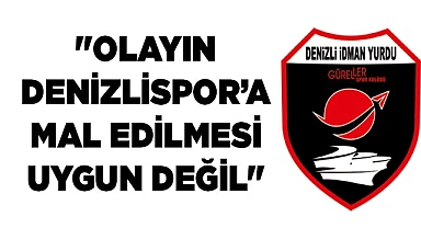 Denizli İdman Yurdu'ndan açıklama