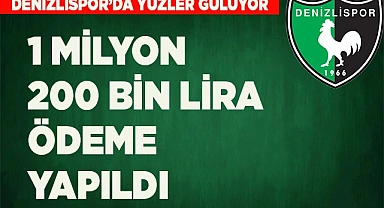 Denizlispor, çalışanlara borcunu ödüyor