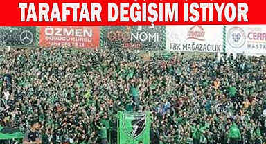 DENİZLİSPOR TARAFTARI DEĞİŞİM İSTİYOR