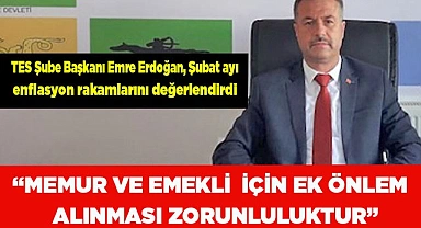 ERDOĞAN: “MEMUR VE EMEKLİ  İÇİN EK ÖNLEM ALINMASI ZORUNLUDUR”