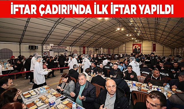 Geleneksel İftar Çadırı’nda ilk iftar yapıldı
