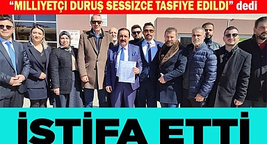 KAPLAN İSTİFA ETTİ