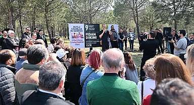 Katledilen 445 kadın anısına fidanlar toprakla buluştu