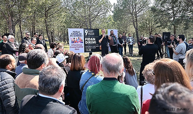 Katledilen 445 kadın anısına fidanlar toprakla buluştu