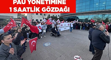 PAÜ PERSONELİ 1 SAAT İŞ BIRAKTI