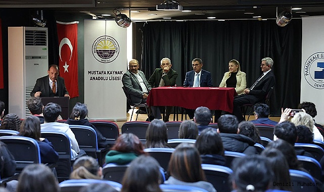 Rektör Kutluhan Mustafa Kaynak Anadolu Lisesi Öğrencileri İle Buluştu