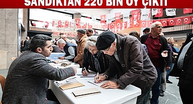 SANDIKTAN 220 BİN OY ÇIKTI