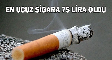 Sigaraya zam geldi