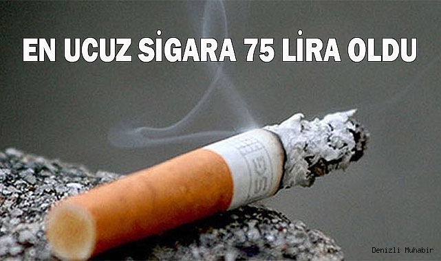 Sigaraya zam geldi
