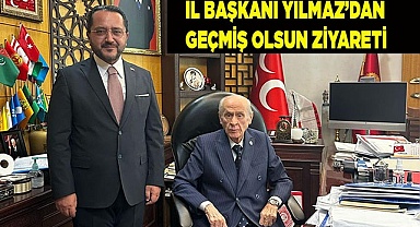 BAŞKAN YILMAZ, MHP LİDERİ  BAHÇELİ'Yİ MAKAMINDA ZİYARET ETTİ