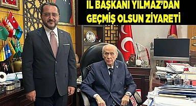 BAŞKAN YILMAZ, MHP LİDERİ  BAHÇELİ'Yİ MAKAMINDA ZİYARET ETTİ