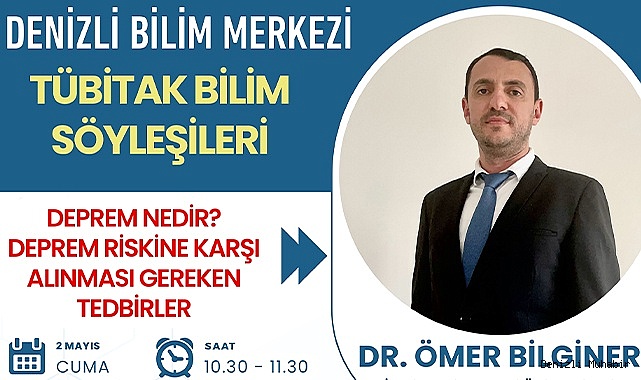 Denizli Büyükşehir’den deprem söyleşisi