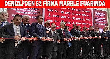 Denizli’den 52 Firma Marble Fuarına katıldı