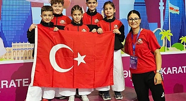 DENİZLİLİ KARATECİLER AZERBAYCAN’DAN MADALYALARLA DÖNDÜ