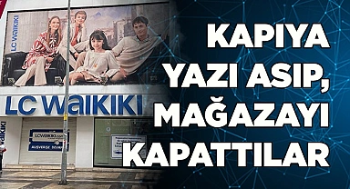 DEV MAĞAZA ÇINAR’DAKİ ŞUBESİNİ KAPATTI